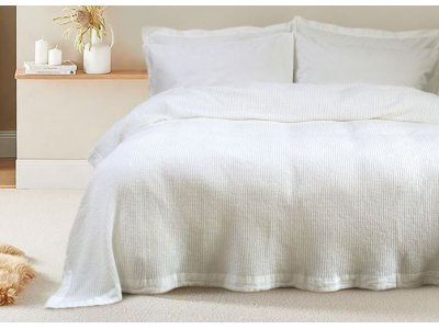 Покривало Lotus Home - Rius off white (Туреччина), 180 х 240 см Покривало Lotus Home - Rius off white (Туреччина), 180 х 240 см